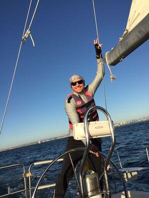 Sailing in San Diego is a total blast!