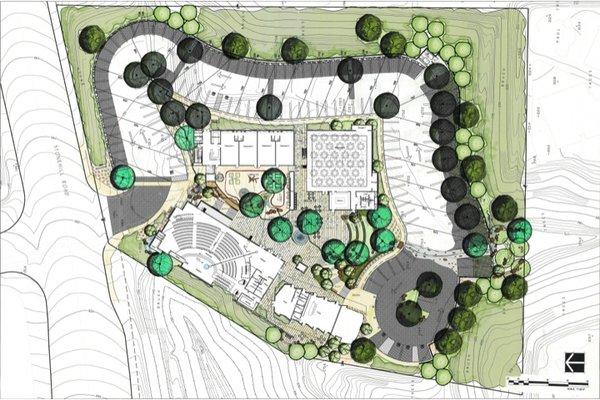 Site Plan for a Church in Dana Point