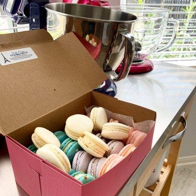 Assorted macarons