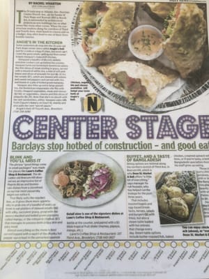 Angie's Deli Boeing featured on Sunday's Daily News...