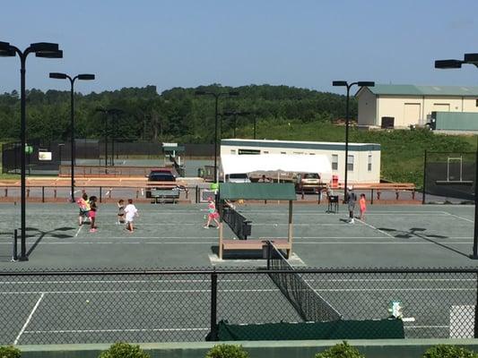 Kids Tennis Camp in action!