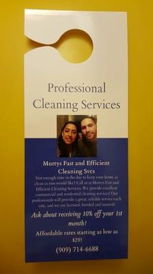 Murty's Fast & Efficient Cleaning Services