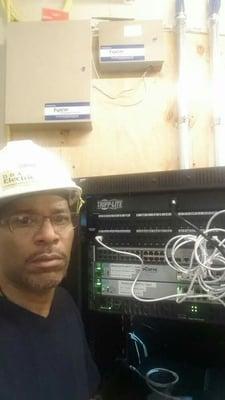 Network install midtown Manhattan.