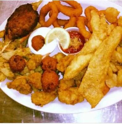 Seafood platter