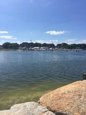 As in drive up, great view of water and marina!