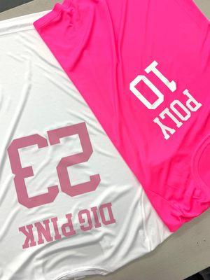 Volleyball jerseys for local HS