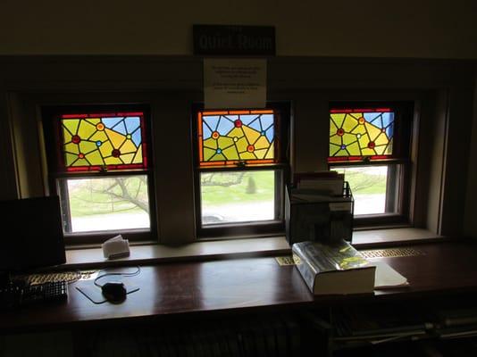 Beautiful windows that change with the sun