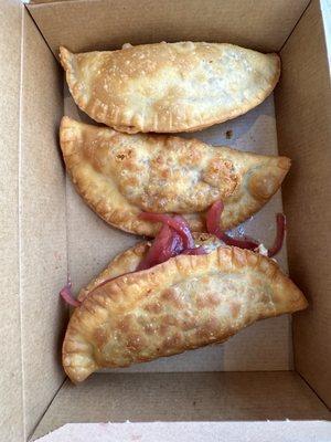 I had the shrimp, spicy pork, & chorizo empanadas  hmmm hmmm good!