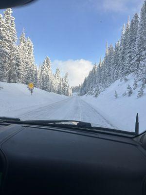 On top of the Grand Mesa in Winter.