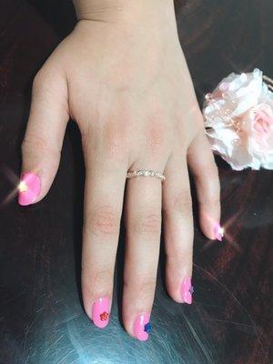 Nails for kids. Cute and simply