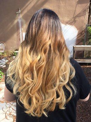 Ombré balayage