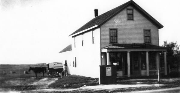 Vintage shot of the original general store