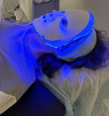 HydraREJŪVE Platinum Facial includes LED treatment