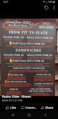 Great BBQ food truck. check out menu.