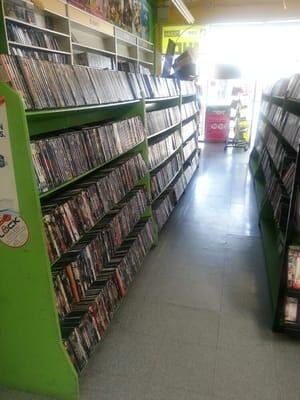 Many dvds for rent!