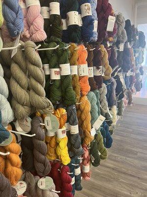 Our beautiful selection of yarn