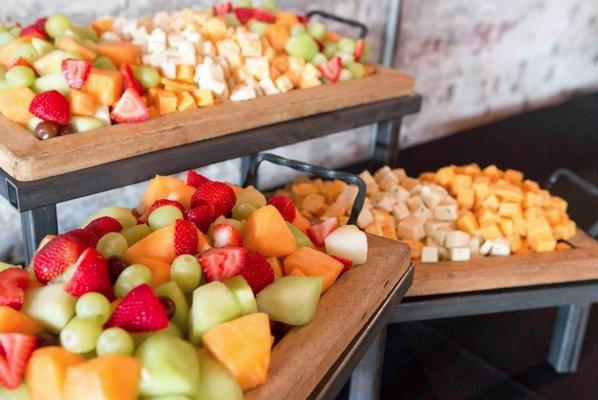 The District Room Catering - Fruit and Gourmet Cheese Trays