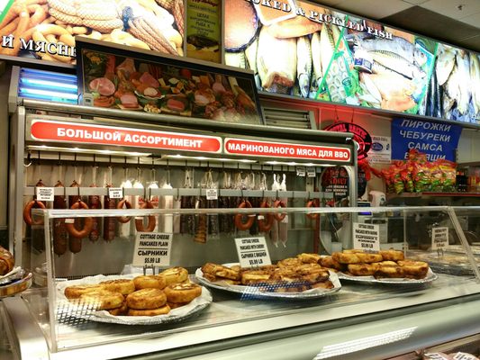 Some of the pastries available on the counter.