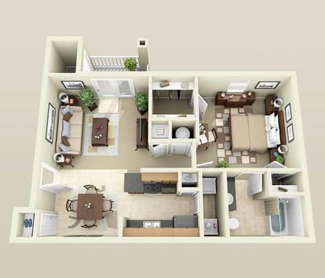 1 Bedroom Apartment