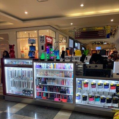 Kiosk near the food court downstairs