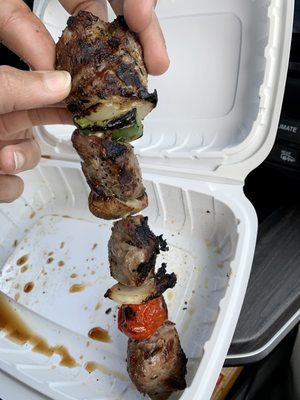 Lamb skewer