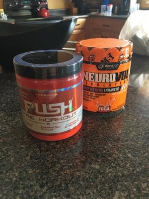 Rush (sour apple) and Nuerovol (fruit punch) - The focus I got helped me write this review.