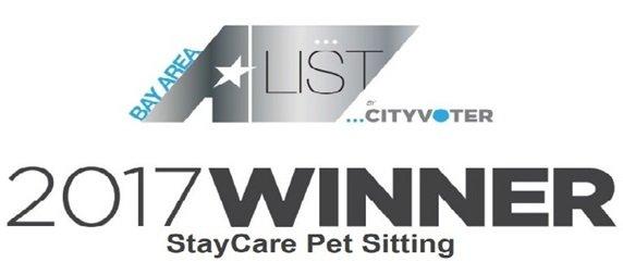 2017 Best Pet Sitters Award from City Voter A-1 List!