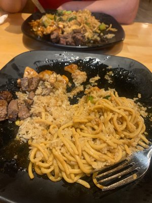 Dinner for 2 F3   F3 Hibachi Chicken, steak and Shrimp for 2 Meal