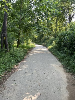 Part of the yellow loop trail. Mostly pavement good for all ages