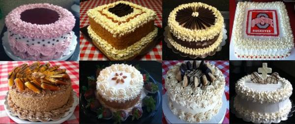 Cakes Delivered Fresh to Your Door at Home or Business in the Dayton Ohio & Miami Valley areas.