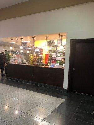 Front of store inside mall