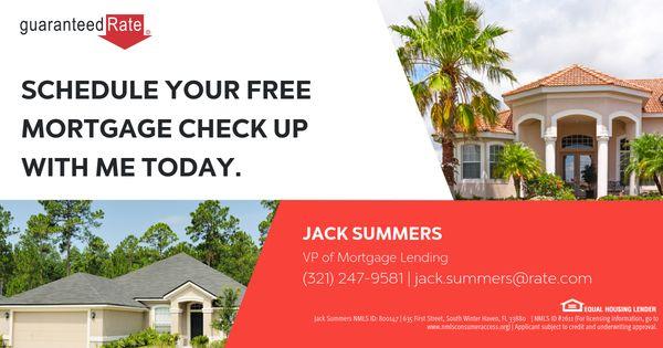 Schedule your mortgage check up today!