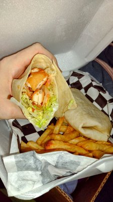 Breaded Chicken Wrap