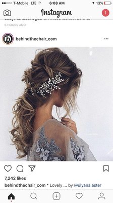 Bridal updos