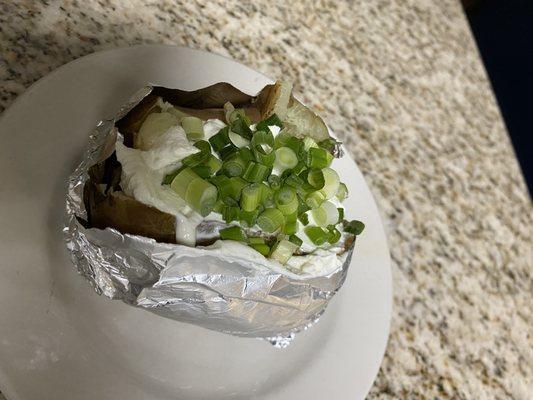 Baked potatoes