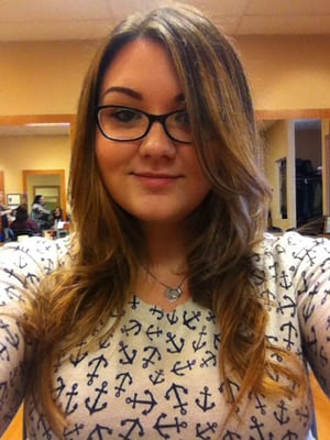 My new ombre hair done by Cristina!