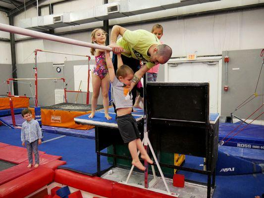 Gymnastics for children at Boost Gymnastics.