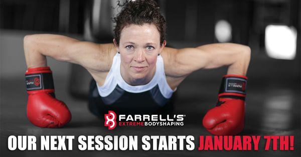 New 10 week session starts January 7th! ..don't be left out in the cold, get in the best shape of your life, while having fun!