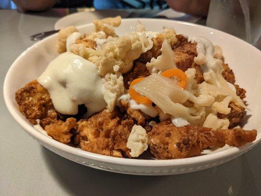 Fried cauliflower