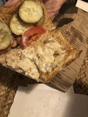 Chicken salad sandwich