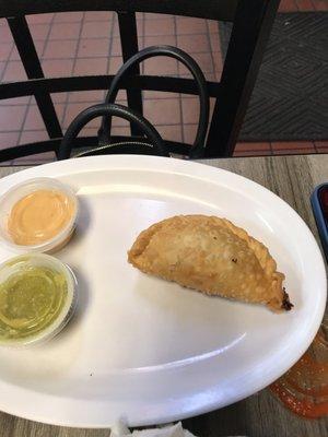 Don't let the looks fool you Hawaiians empanada delicious