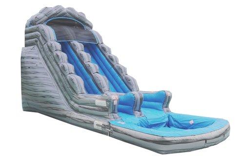 Rocky Mountain Plunge is a summer favorite! Slip down this slide of fun for $300 a day. Want it for an additional day it is another $175.