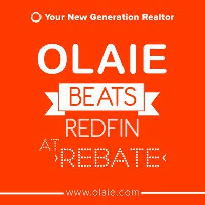 Olaie beats Redfin at Rebate