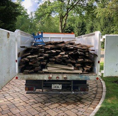 Wood removal in Barrington