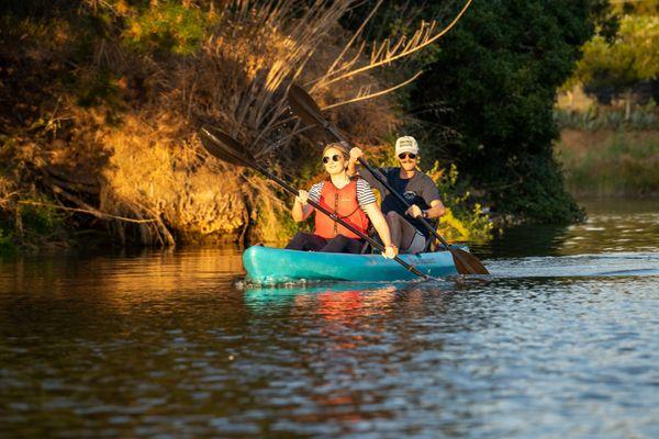 Great way to connect with the luxury of nature before a day of wine tasting