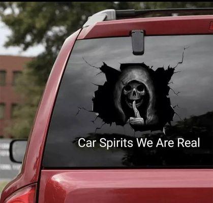 yes cars do get bad spirits...