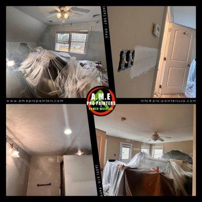 Interior painting project in Egg Harbor Township.