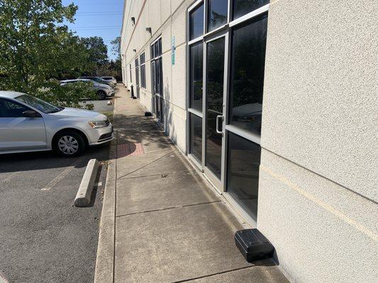 Rodent Bait Stations Outside a business in Columbia Maryland