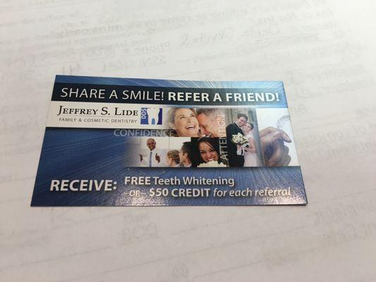 Nice referral program