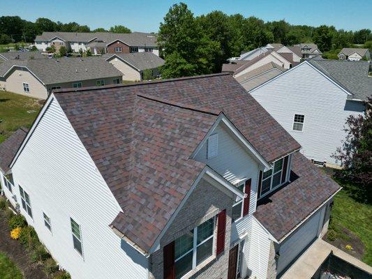 Owens Corning Merlot Tru Def Duration Roof in North Ridgeville Ohio